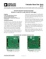 Предварительный просмотр 1 страницы Analog Devices UG-127 User Manual