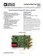 Preview for 1 page of Analog Devices UG-160 User Manual