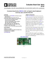 Analog Devices UG-358 User Manual preview