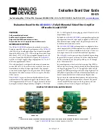 Preview for 1 page of Analog Devices UG-425 User Manual