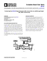 Analog Devices UG-442 User Manual preview