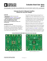 Preview for 1 page of Analog Devices UG-474 User Manual