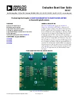 Предварительный просмотр 1 страницы Analog Devices UG-547 User Manual