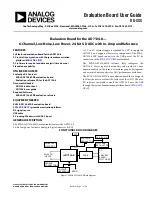 Preview for 1 page of Analog Devices UG Series User Manual