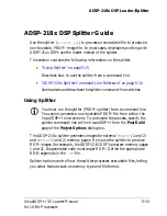 Предварительный просмотр 139 страницы Analog Devices VISUALDSP++ 3.5 Manual