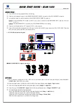 Предварительный просмотр 7 страницы Analog way Digi Scan 1600 User Manual