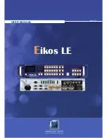 Analog way Eikos LE User Manual preview