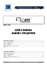 Предварительный просмотр 1 страницы Analog way iX Mate XM513 User Manual