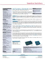 Предварительный просмотр 2 страницы Analog way OFX803 Specification