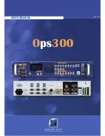 Analog way ops300 User Manual предпросмотр