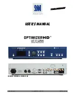 Предварительный просмотр 1 страницы Analog way Optimizer HD OHD888 User Manual