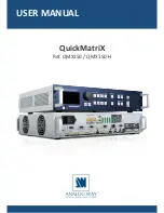 Analog way QuickMatriX QMX150 User Manual предпросмотр