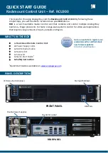 Предварительный просмотр 1 страницы Analog way Rackmount Control Unit Quick Start Manual