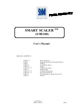 Analog way SMS100 Smart Scaler Operating Manual предпросмотр