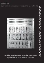 Analogue Solutions CONCUSSOR Manual preview