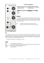 Preview for 22 page of Analogue Solutions CONCUSSOR Manual