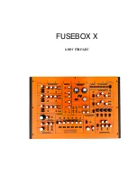 Предварительный просмотр 1 страницы Analogue Solutions FUSEBOX X User Manual