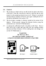 Предварительный просмотр 4 страницы ANALOX O2 Portable Operator'S Manual