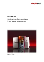 Analytic Jena contrAA 300 Operating Manual предпросмотр