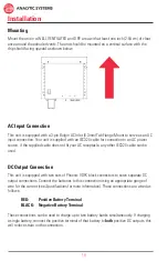 Предварительный просмотр 10 страницы Analytic Systems BCA150 Installation & Operation Manual