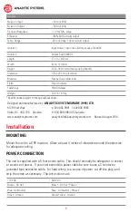 Предварительный просмотр 6 страницы Analytic Systems BCA1510MS-24 Installation & Operation Manual