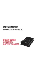 Preview for 1 page of Analytic Systems BCA610 Series Installation & Operation Manual