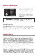 Preview for 12 page of Analytic Systems BCA610 Series Installation & Operation Manual