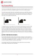 Предварительный просмотр 10 страницы Analytic Systems BCD1000 Series Installation & Operation Manual