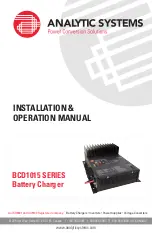 Предварительный просмотр 1 страницы Analytic Systems BCD1015 SERIES Installation & Operation Manual