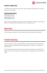 Предварительный просмотр 7 страницы Analytic Systems BCD180 Series Installation & Operation Manual