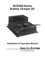 Analytic Systems BCD600-32-12 Installation & Operation Manual preview