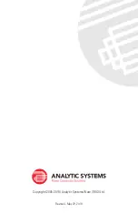 Preview for 2 page of Analytic Systems BCDi320 Installation & Operation Manual