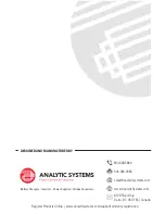 Предварительный просмотр 16 страницы Analytic Systems IPSi2400 Series Installation & Operation Manual