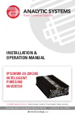 Analytic Systems IPSi305M-20-220ZAS Installation & Operation Manual preview