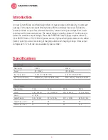 Preview for 4 page of Analytic Systems PWS1000 Installation & Operation Manual