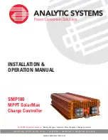 Предварительный просмотр 1 страницы Analytic Systems SolarMax SMP100 Installation & Operation Manual