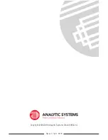 Предварительный просмотр 2 страницы Analytic Systems VTC1015 Series Installation & Operation Manual