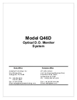 Analytical Technology Q46D Manual preview