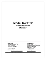 Analytical Technology Q46F/82 Manual preview