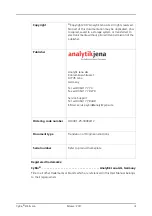 Предварительный просмотр 3 страницы Analytik Jena CyBio Well vario OL3381-25-300 Operating Manual