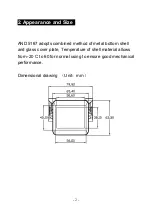 Предварительный просмотр 4 страницы Ananda AND 5167 User Manual