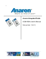 Preview for 1 page of Anaren A2541R24 Series User Manual