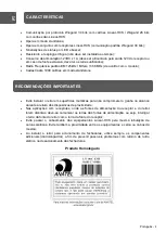 Preview for 4 page of ANATEL LN-104C EMF Instructions And Warnings For Installation And Use