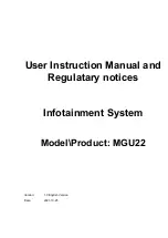 ANATEL MGU22 User Instruction Manual preview