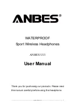 ANBES U13 User Manual preview