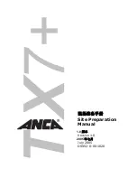 Preview for 1 page of Anca TX7+ Manual