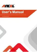 ANCEL X6 HD User Manual предпросмотр