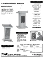 Anchor Admiral FL-6000 Specifications предпросмотр