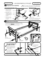 Предварительный просмотр 2 страницы Anchor LOUNGER Assembly Instructions Manual