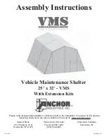 Anchor VMS 25x32 Assembly Instructions Manual preview